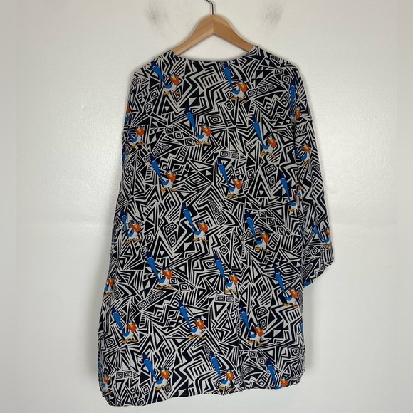 Oh My Disney Boho Duster Cardigan Size L The Lion King Zazu Tribal 3/4 Sleeves - Picture 3 of 8